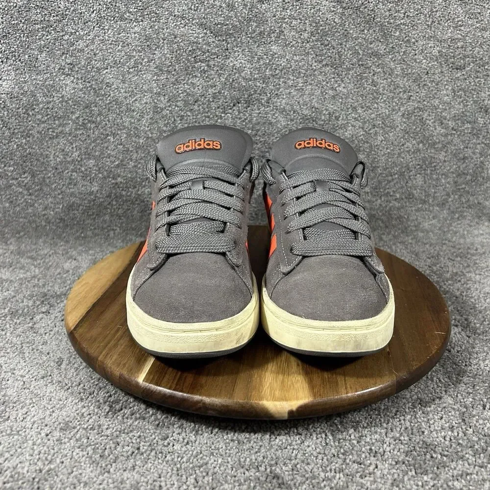 Adidas Grand Court Alpha 00's Men's Size 10 Charcoal Impact Orange Skate Shoes